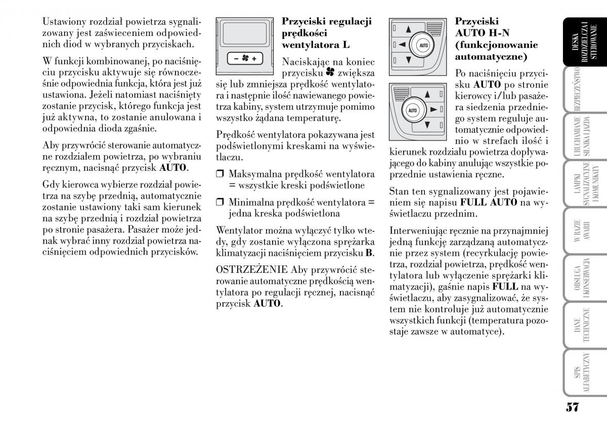 Lancia Musa instrukcja obslugi / page 59