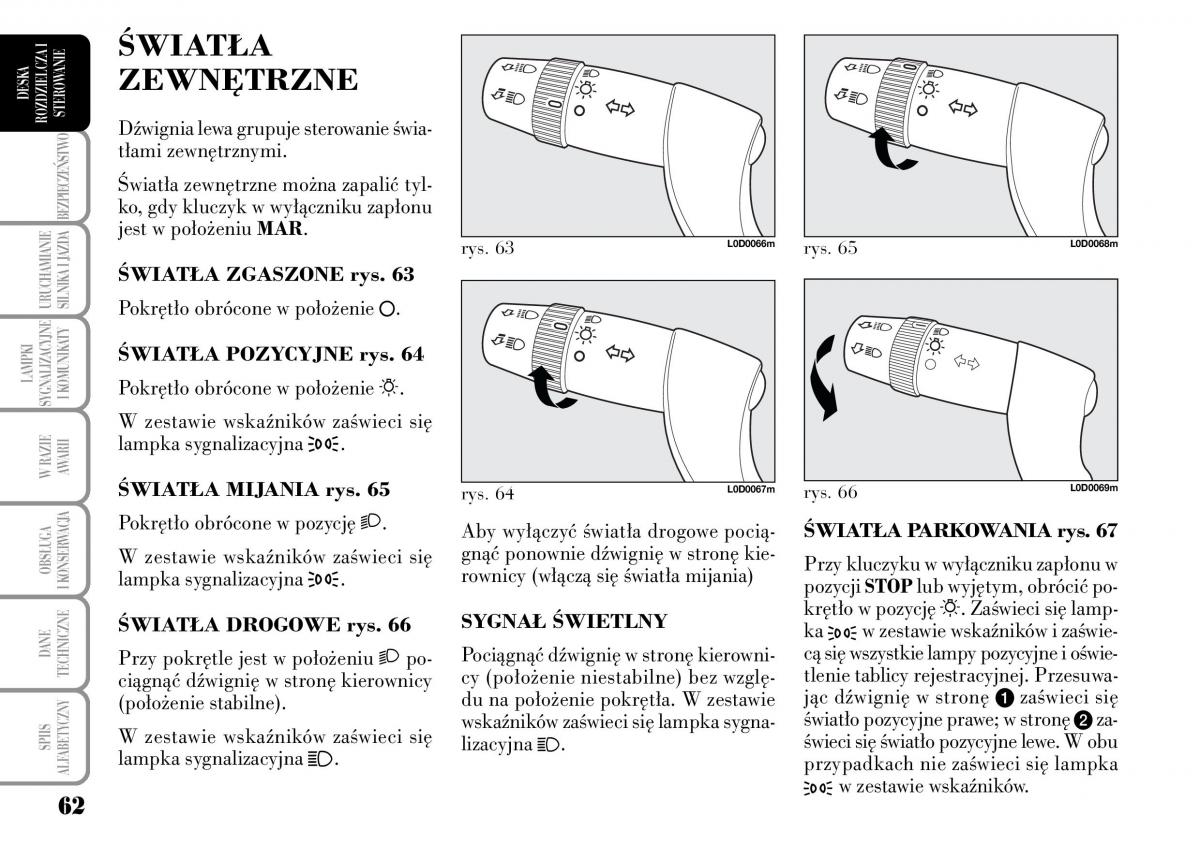 Lancia Musa instrukcja obslugi / page 64