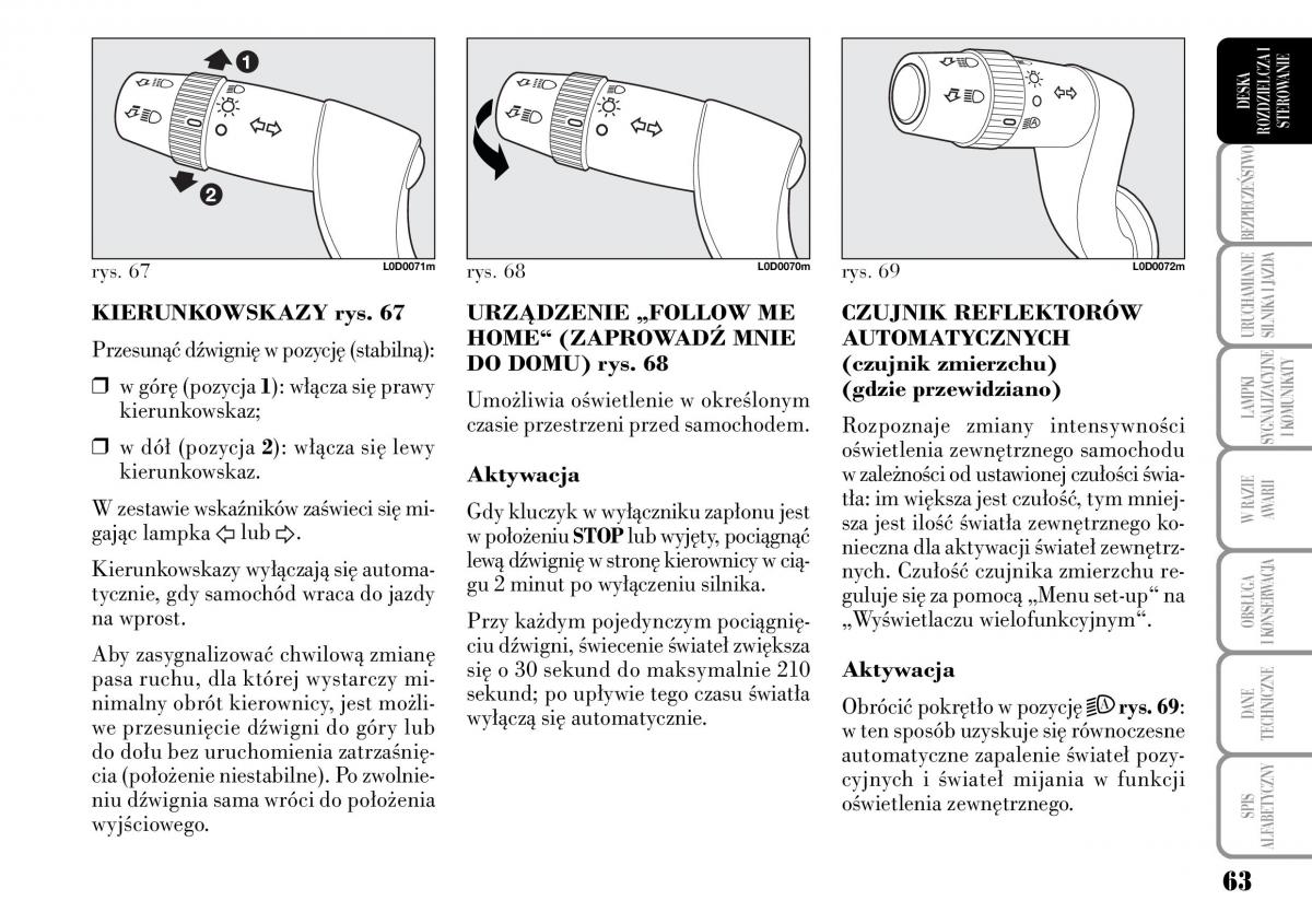 Lancia Musa instrukcja obslugi / page 65