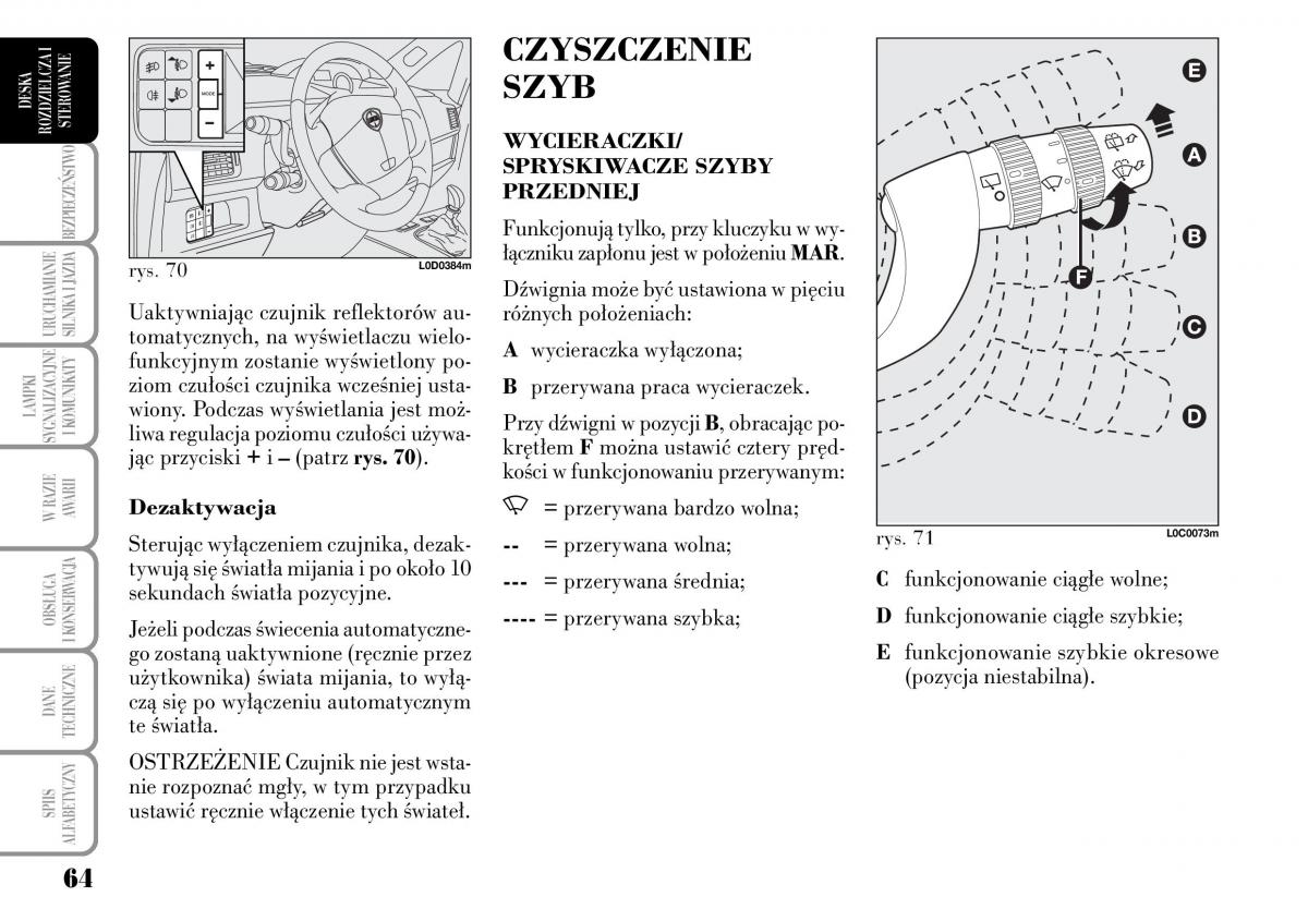 Lancia Musa instrukcja obslugi / page 66