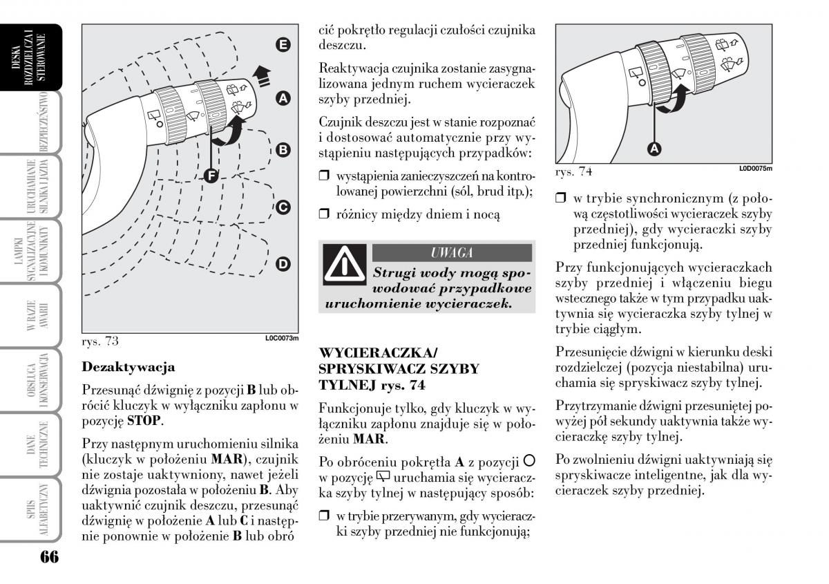 Lancia Musa instrukcja obslugi / page 68