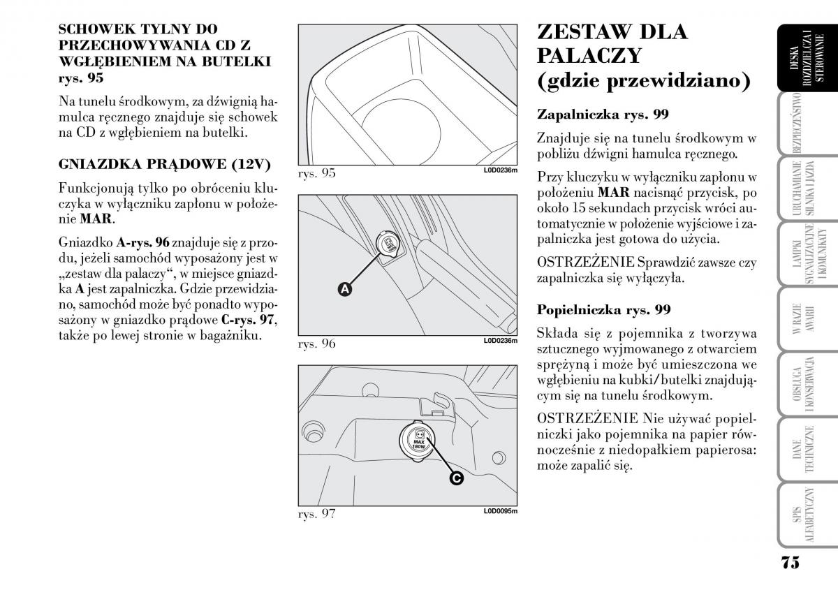 Lancia Musa instrukcja obslugi / page 77