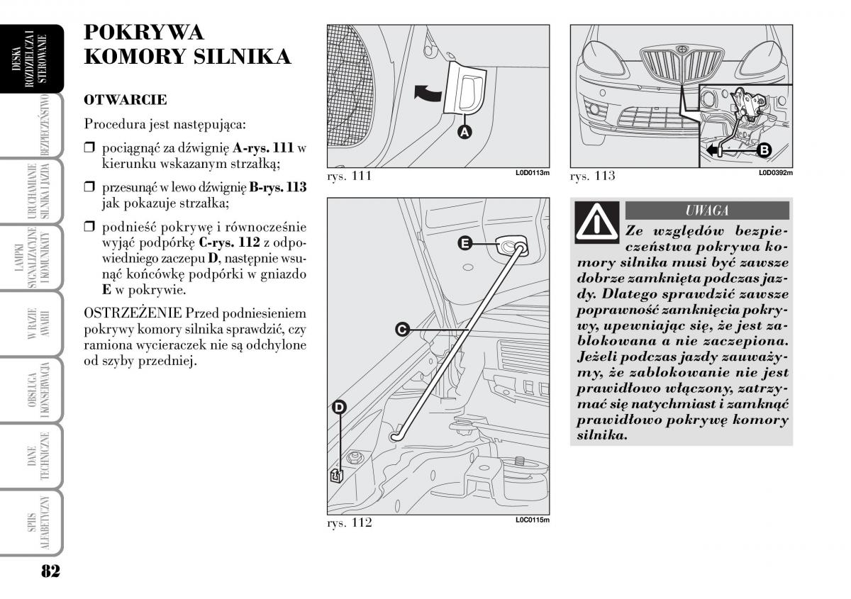 Lancia Musa instrukcja obslugi / page 84