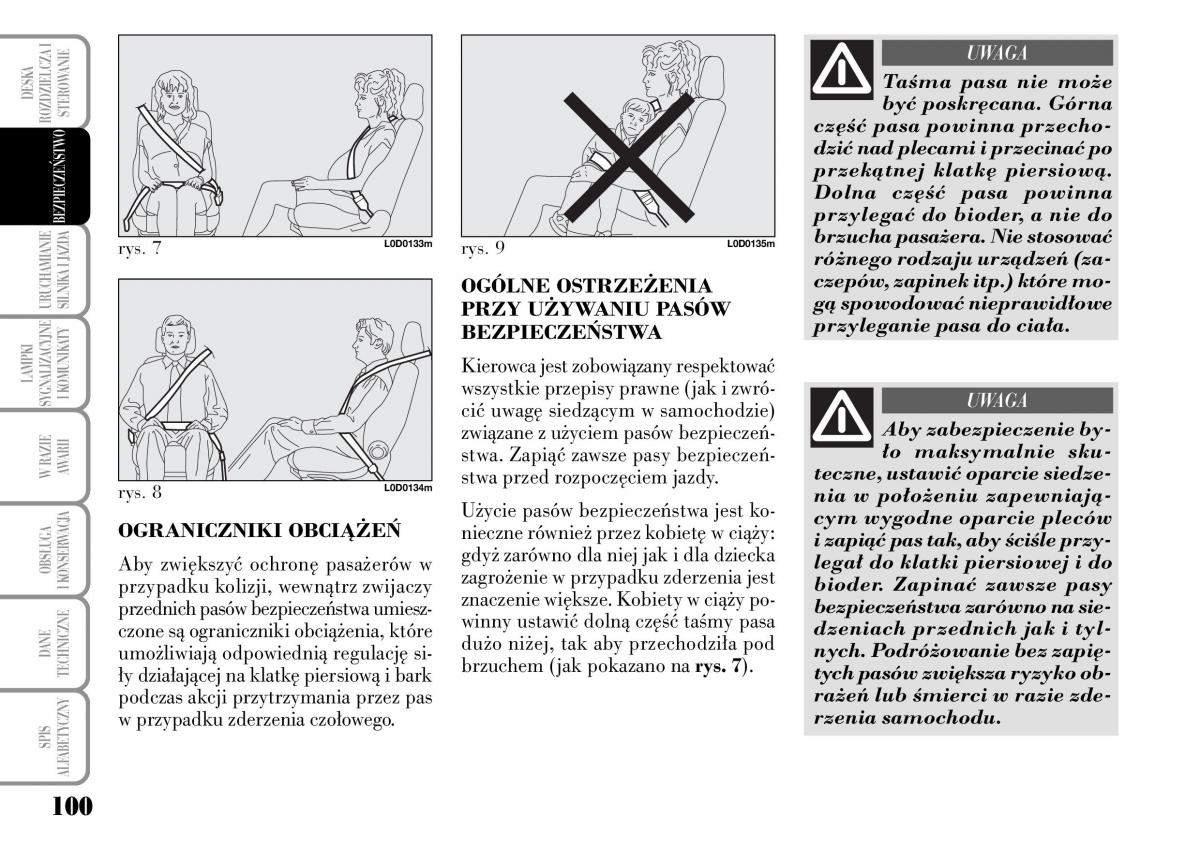 Lancia Musa instrukcja obslugi / page 102