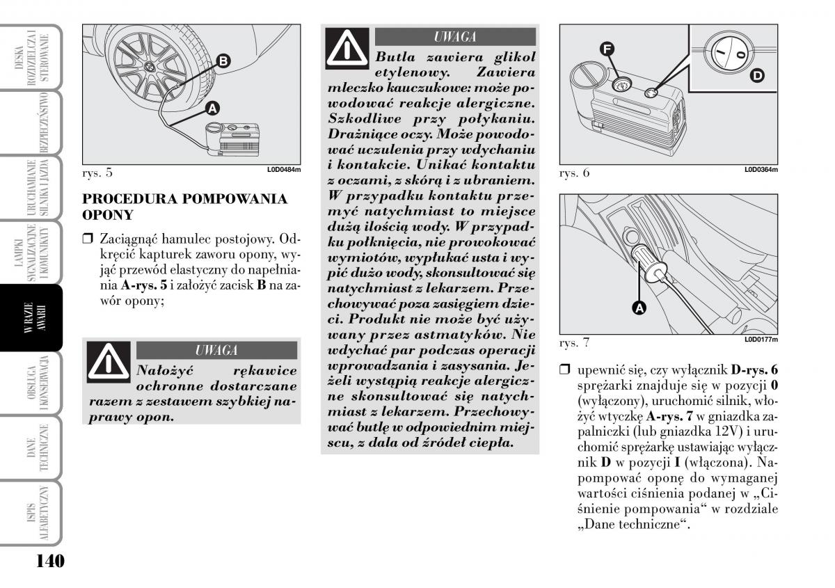 Lancia Musa instrukcja obslugi / page 142