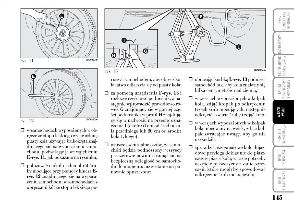 Lancia Musa instrukcja obslugi / page 147