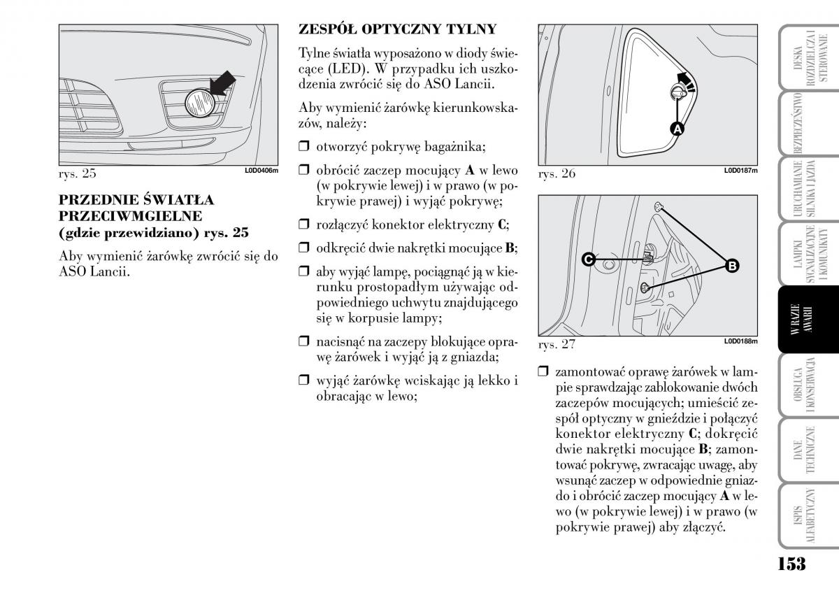 Lancia Musa instrukcja obslugi / page 155