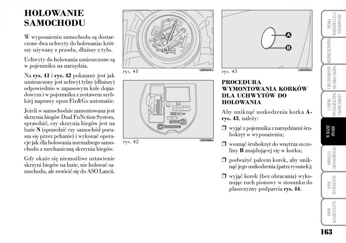 Lancia Musa instrukcja obslugi / page 165