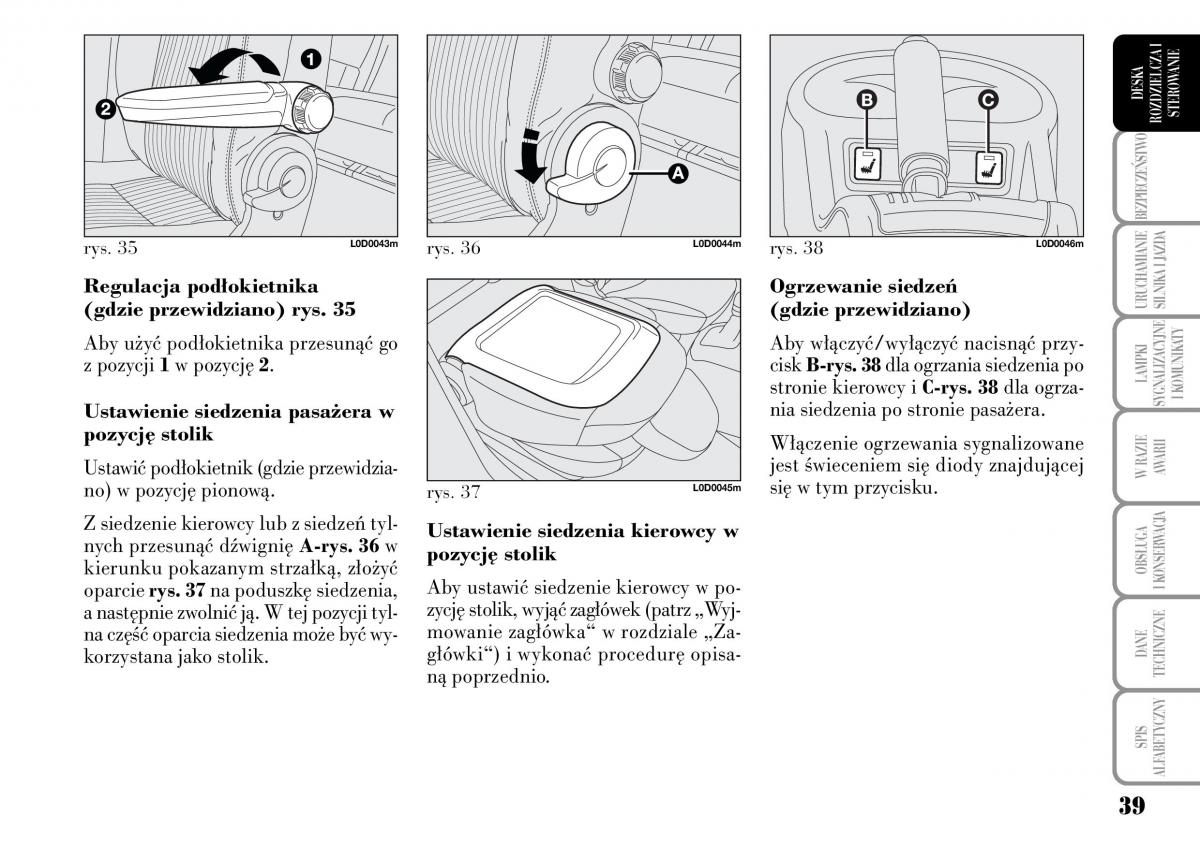 Lancia Musa instrukcja obslugi / page 41