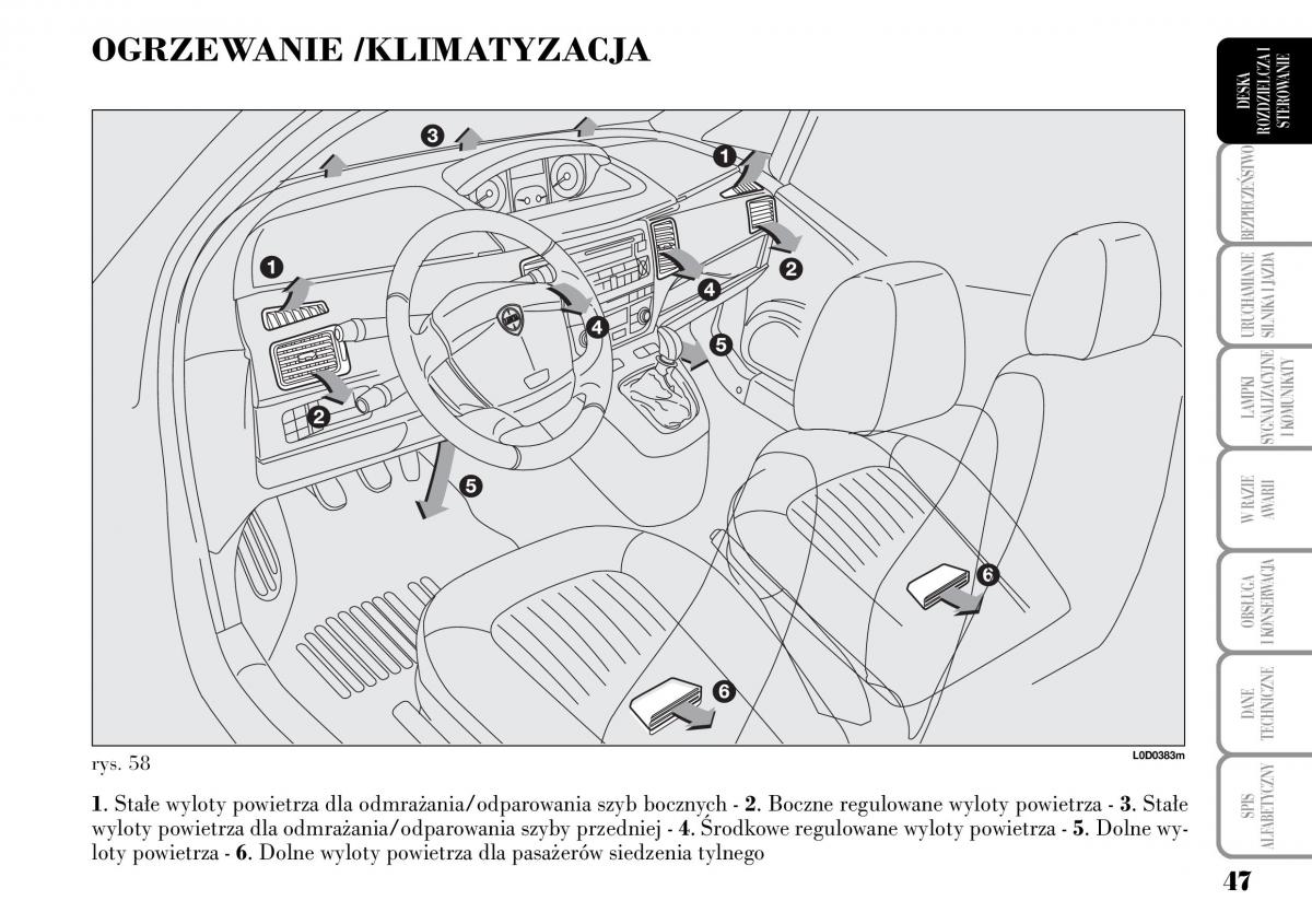 Lancia Musa instrukcja obslugi / page 49