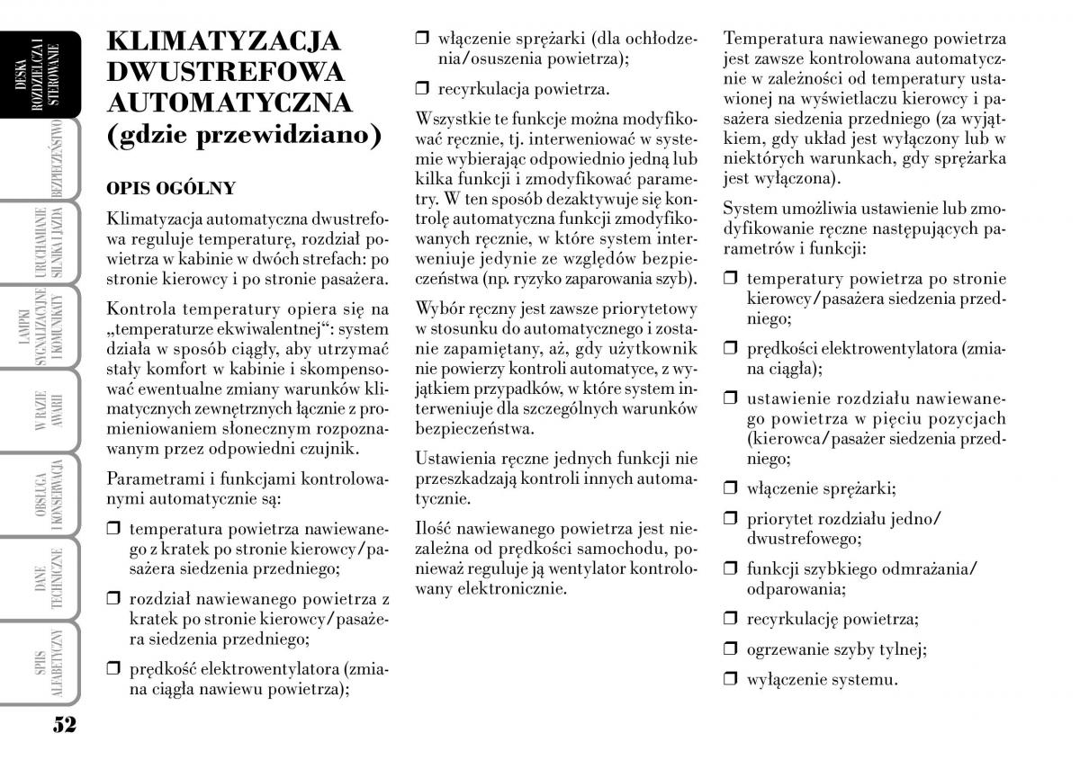 Lancia Musa instrukcja obslugi / page 54