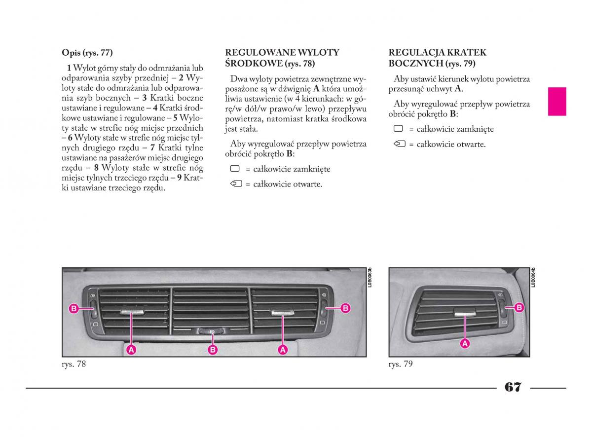 Lancia Phedra instrukcja obslugi / page 68