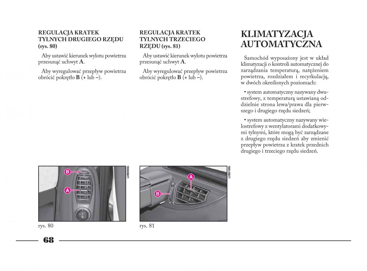 Lancia Phedra instrukcja obslugi / page 69