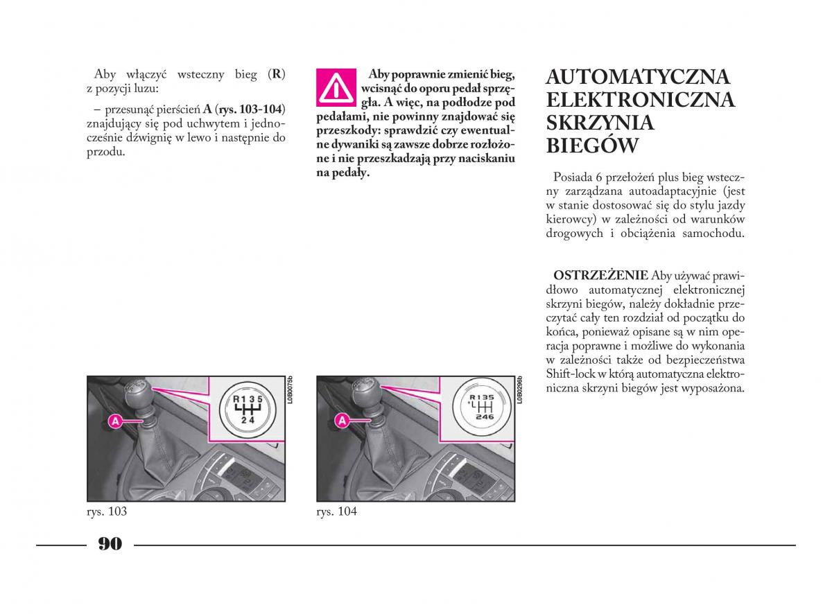 Lancia Phedra instrukcja obslugi / page 91