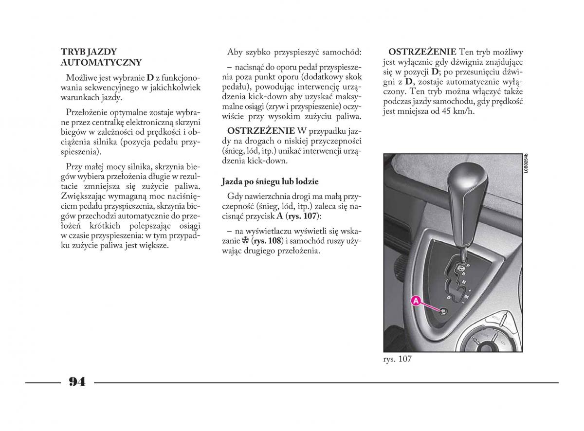 Lancia Phedra instrukcja obslugi / page 95