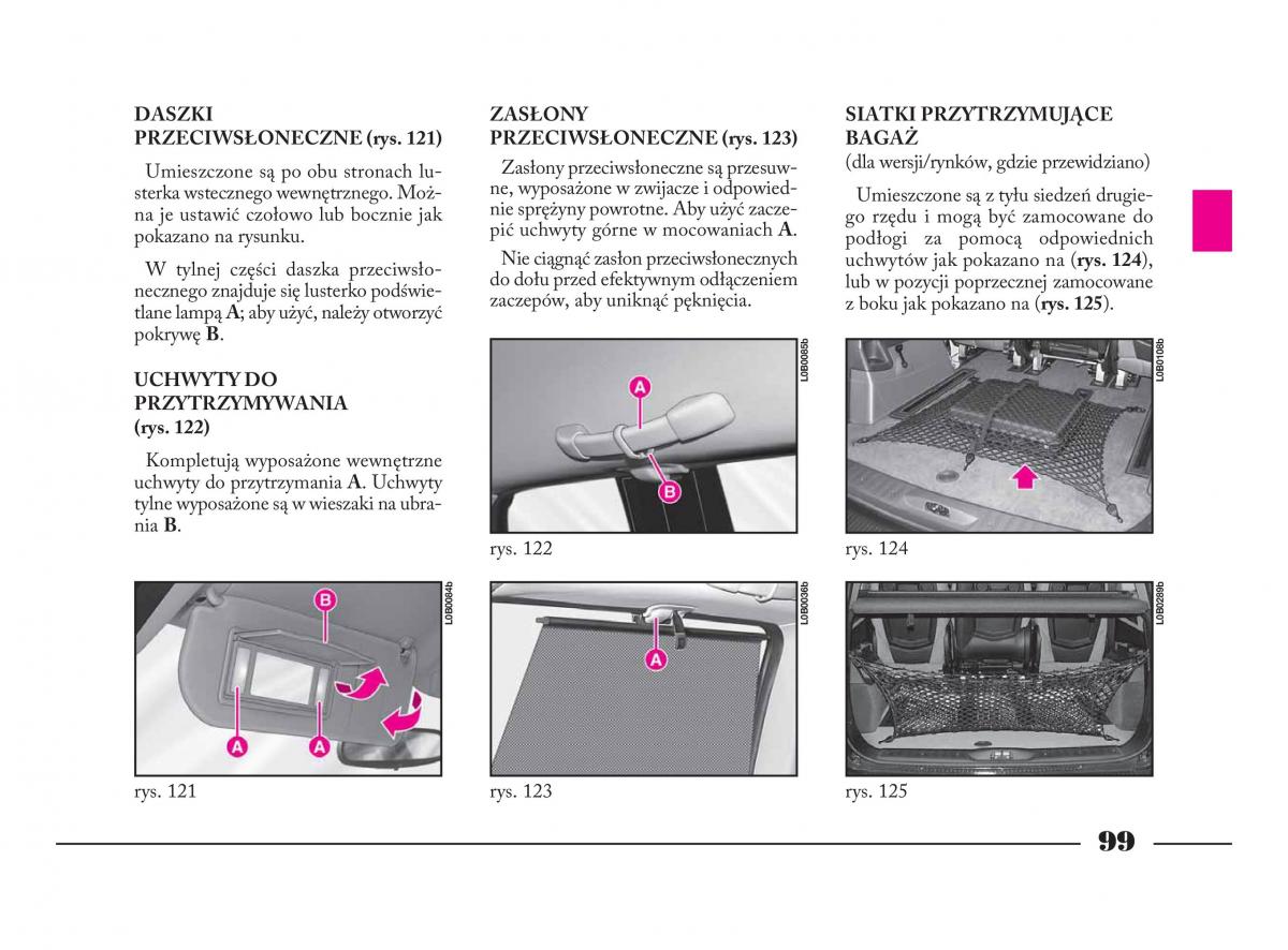 Lancia Phedra instrukcja obslugi / page 100