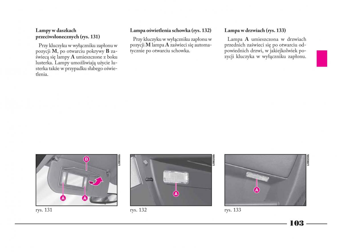 Lancia Phedra instrukcja obslugi / page 104