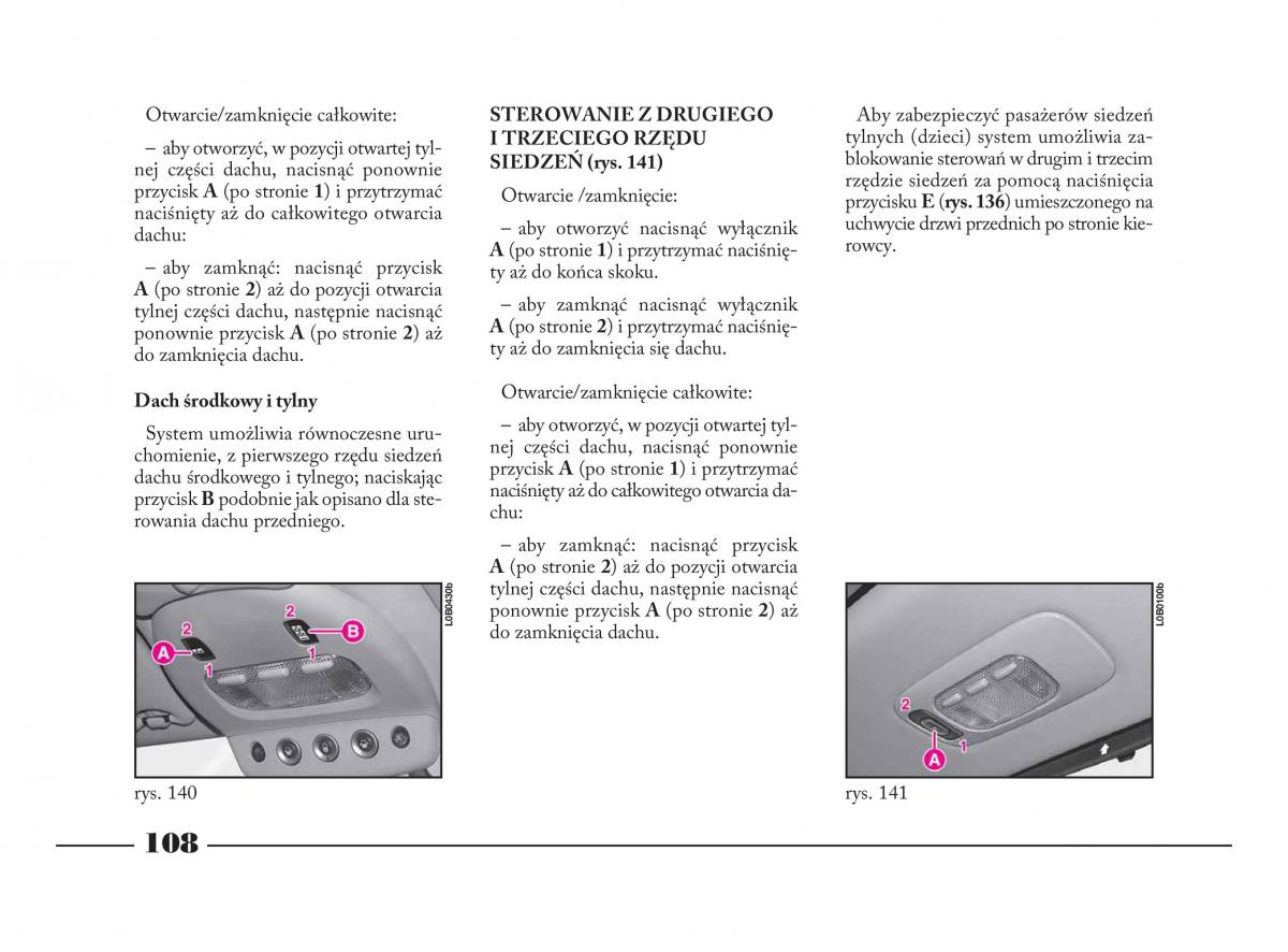 Lancia Phedra instrukcja obslugi / page 109