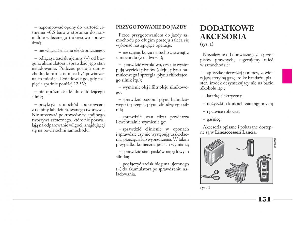 Lancia Phedra instrukcja obslugi / page 152