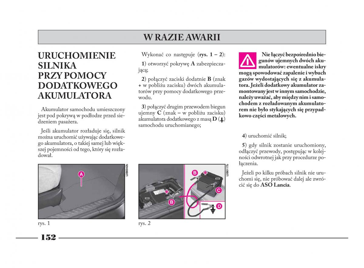 Lancia Phedra instrukcja obslugi / page 153