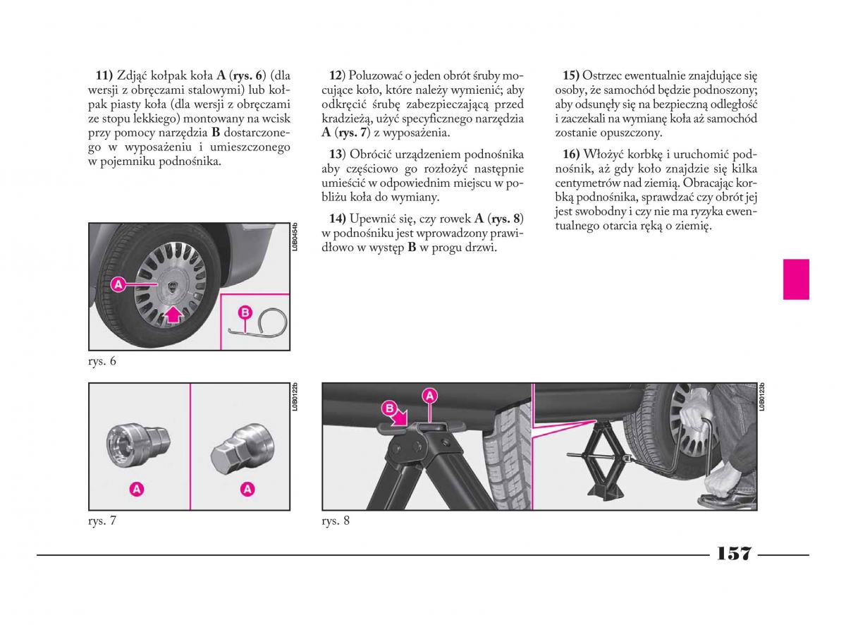 Lancia Phedra instrukcja obslugi / page 158