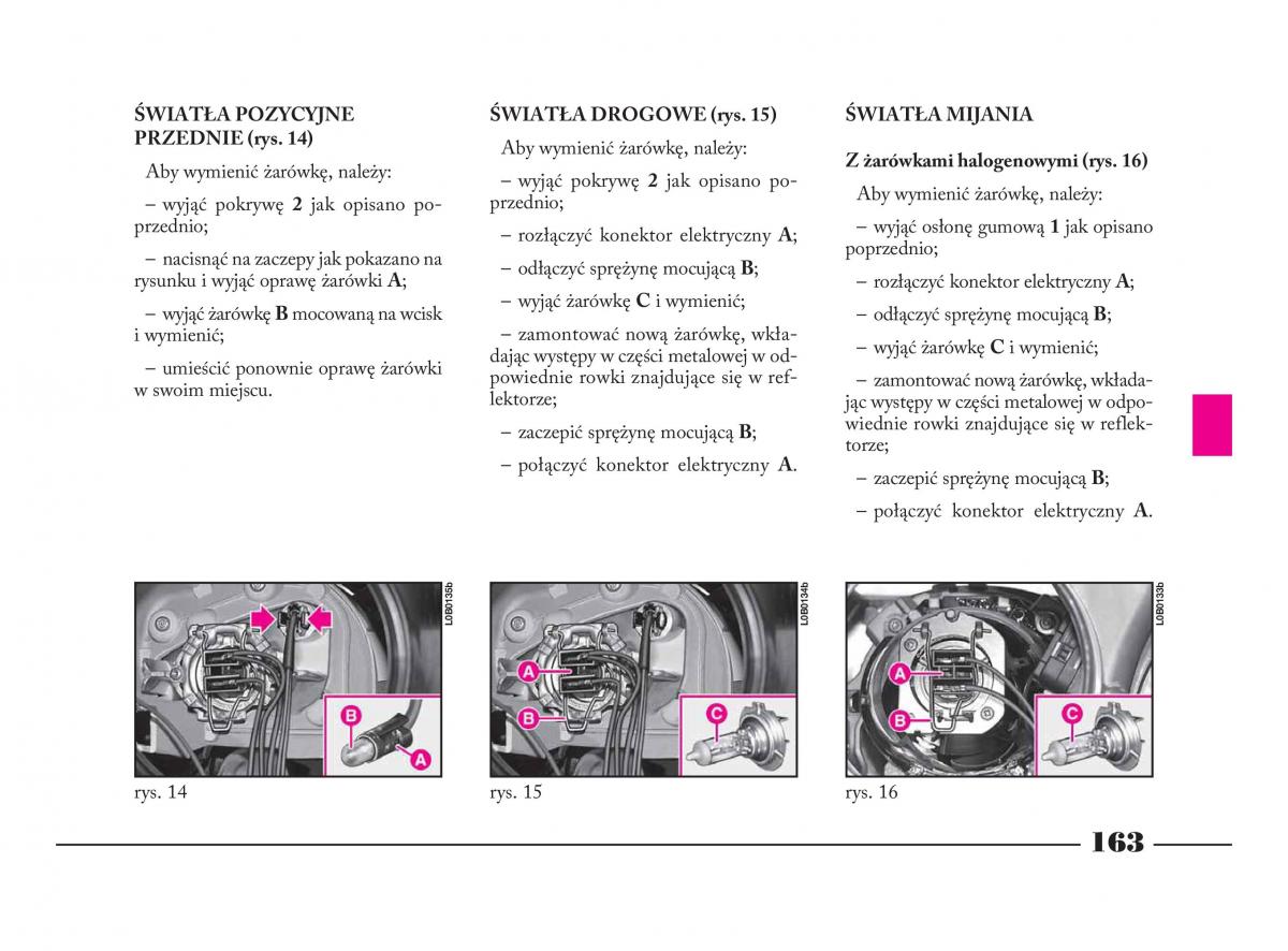 Lancia Phedra instrukcja obslugi / page 164