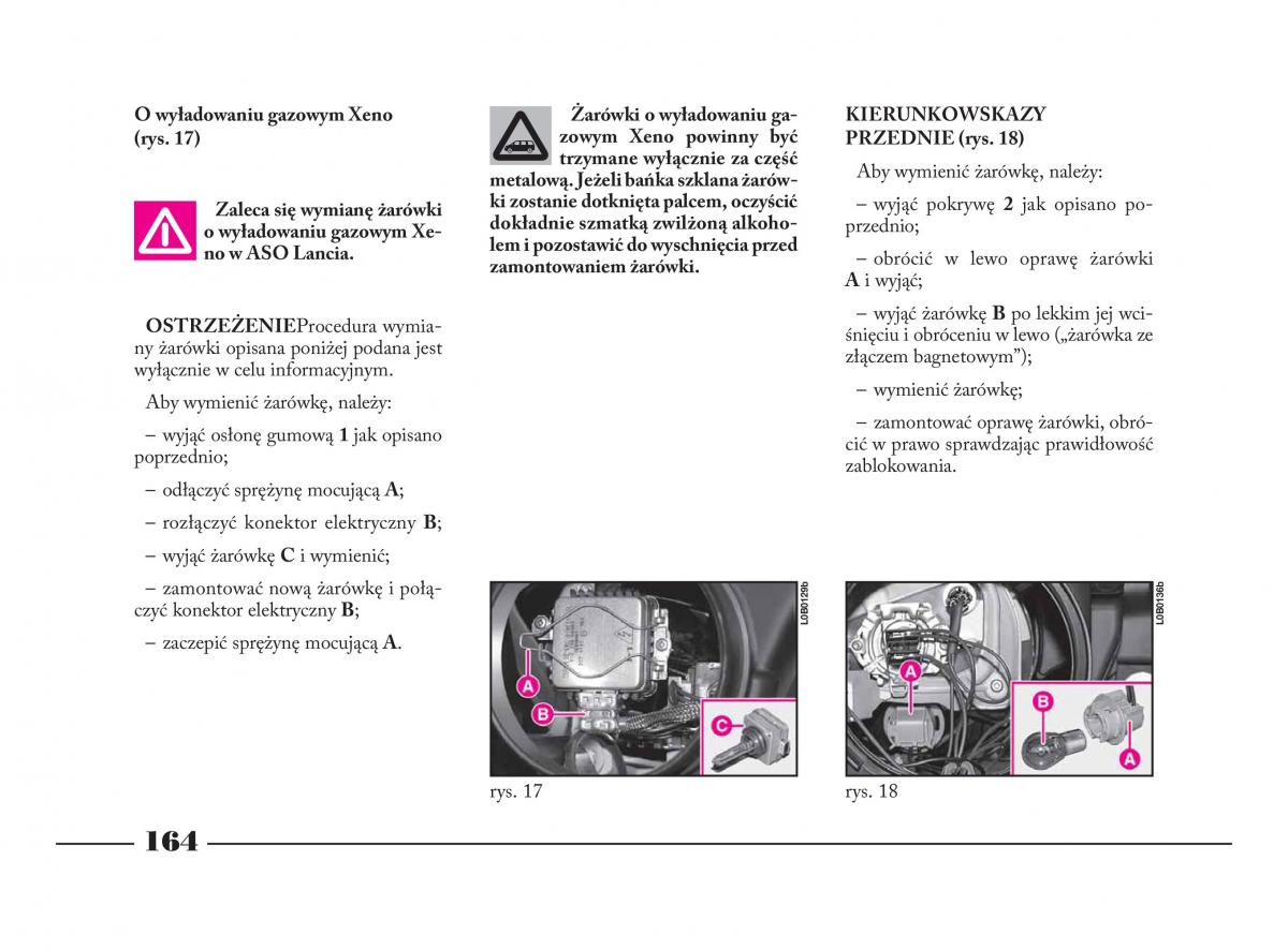 Lancia Phedra instrukcja obslugi / page 165