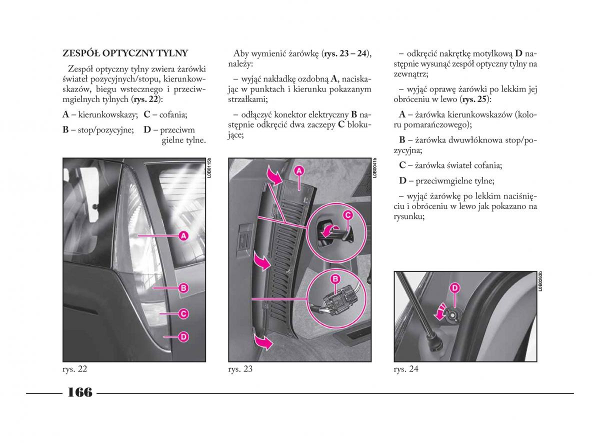 Lancia Phedra instrukcja obslugi / page 167