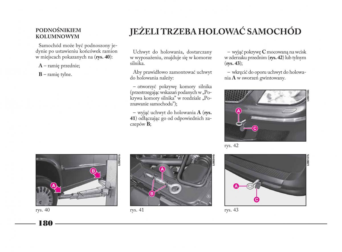 Lancia Phedra instrukcja obslugi / page 181