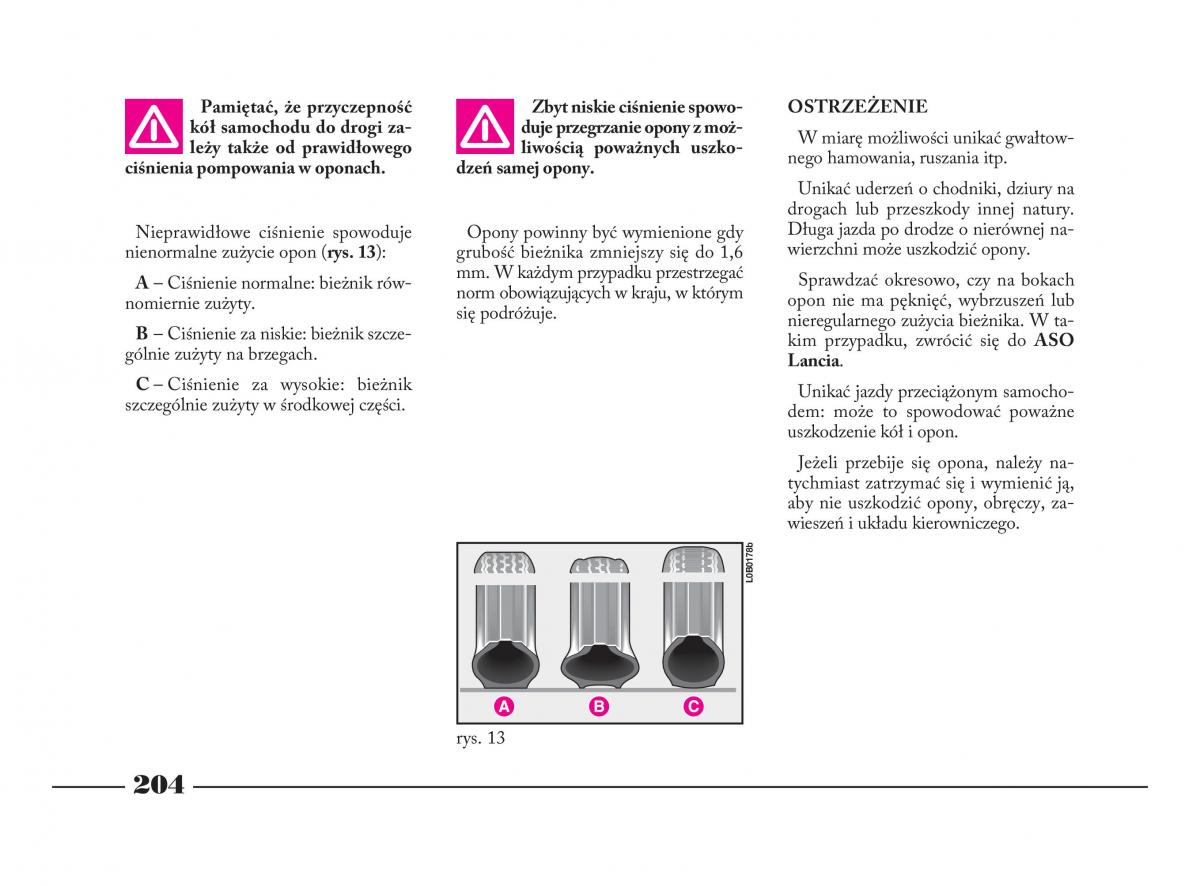 Lancia Phedra instrukcja obslugi / page 205