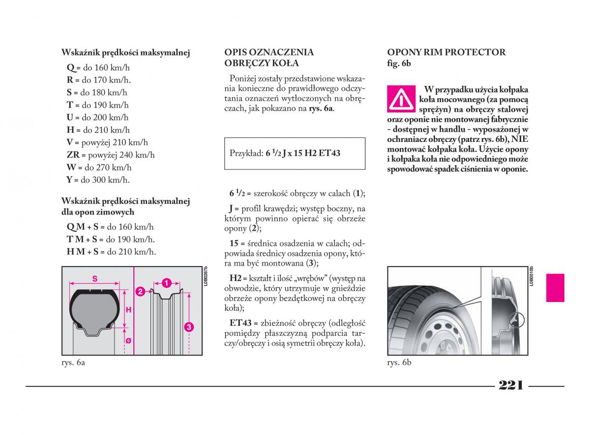 Lancia Phedra instrukcja obslugi / page 222