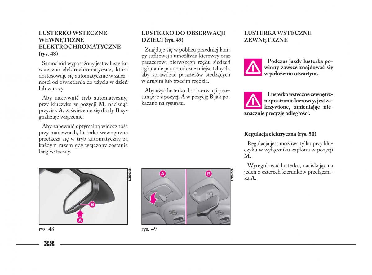 Lancia Phedra instrukcja obslugi / page 39