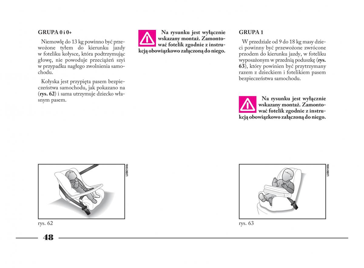 Lancia Phedra instrukcja obslugi / page 49