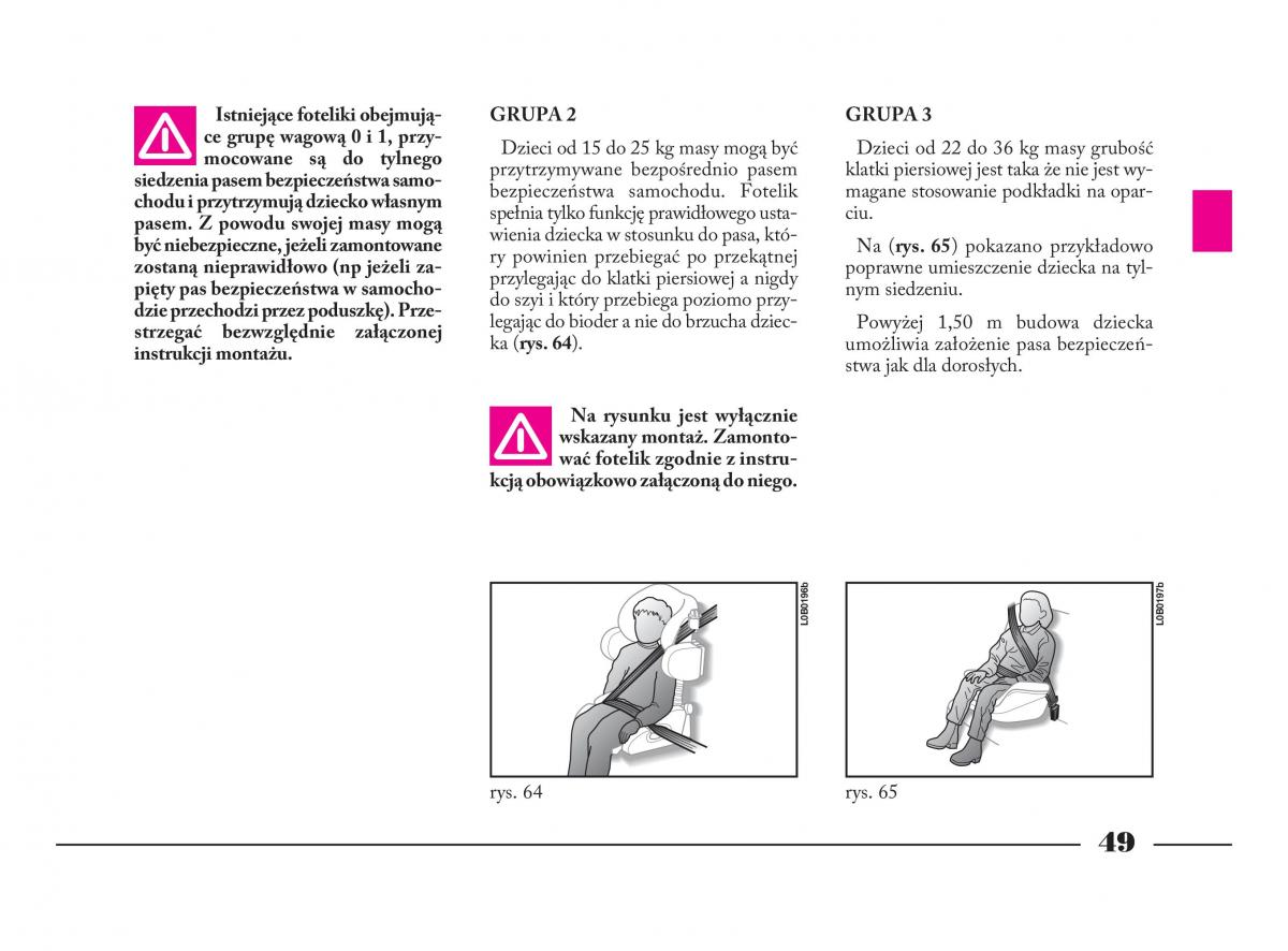 Lancia Phedra instrukcja obslugi / page 50