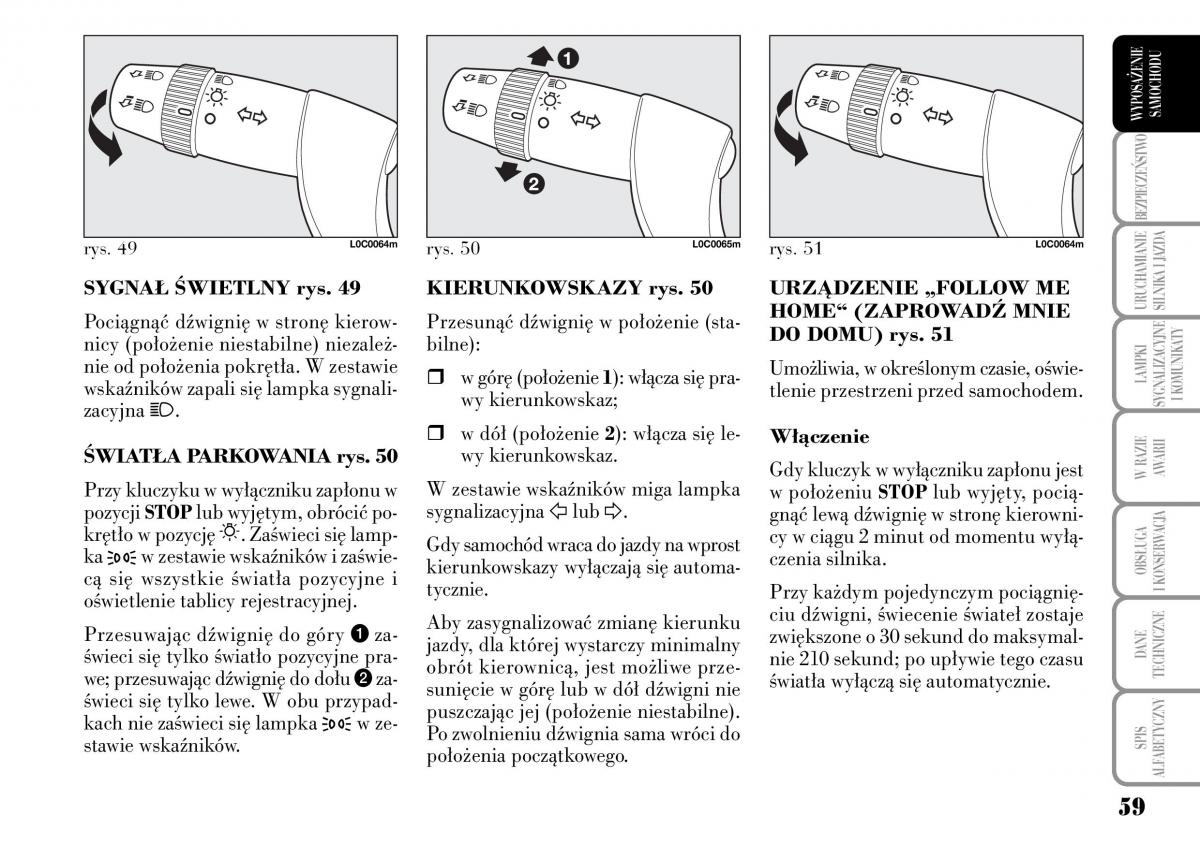 Lancia Ypsilon I 1 instrukcja obslugi / page 61