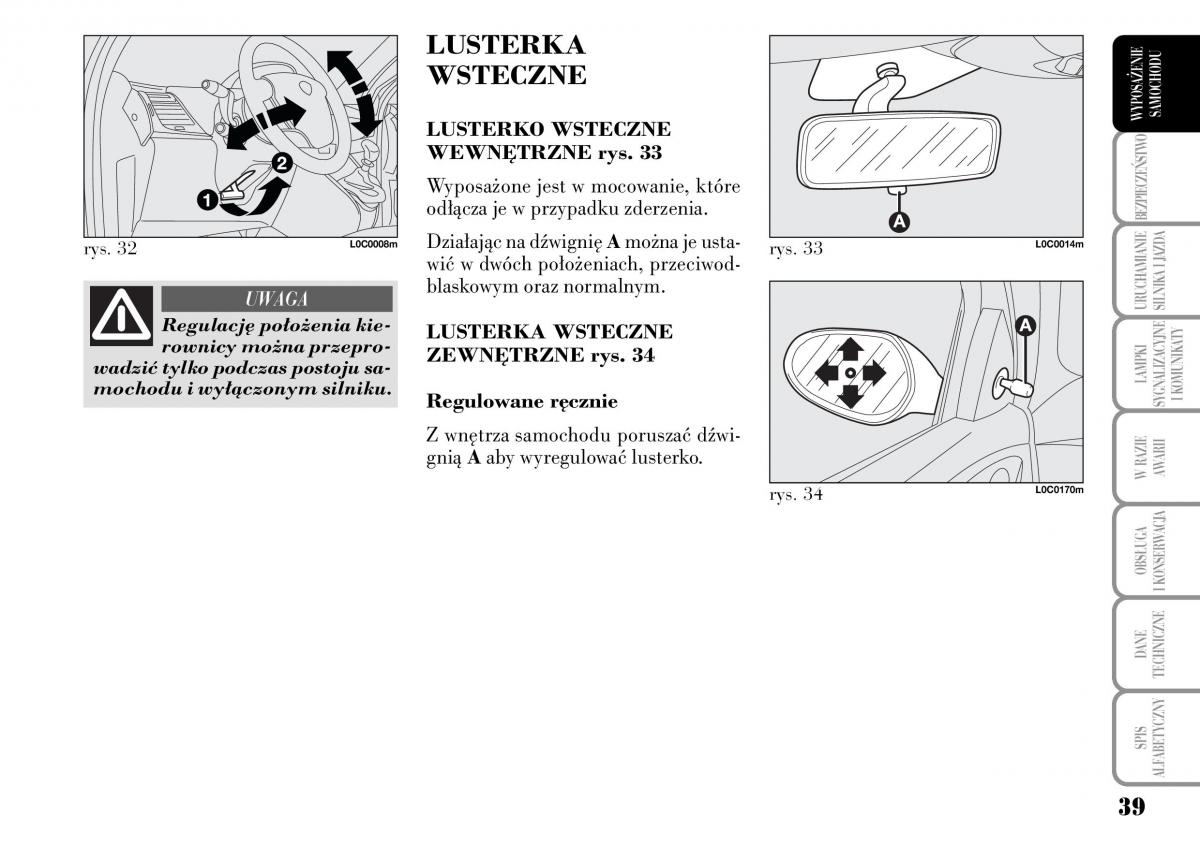 Lancia Ypsilon I 1 instrukcja obslugi / page 41