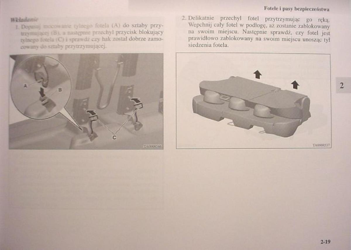 Mitsubishi Colt VI 6 Z30 instrukcja obslugi / page 64