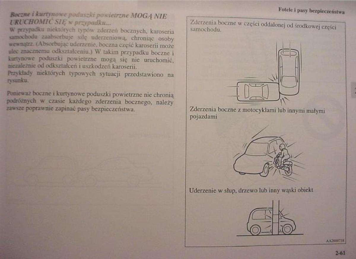 Mitsubishi Colt VI 6 Z30 instrukcja obslugi / page 105