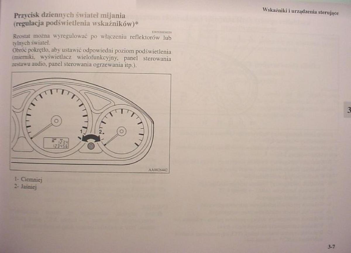 Mitsubishi Colt VI 6 Z30 instrukcja obslugi / page 119