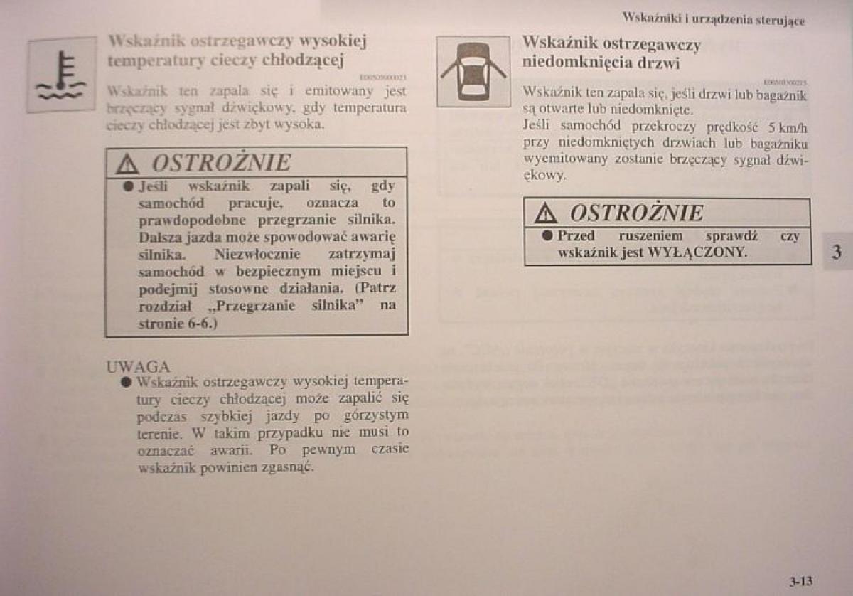 Mitsubishi Colt VI 6 Z30 instrukcja obslugi / page 125