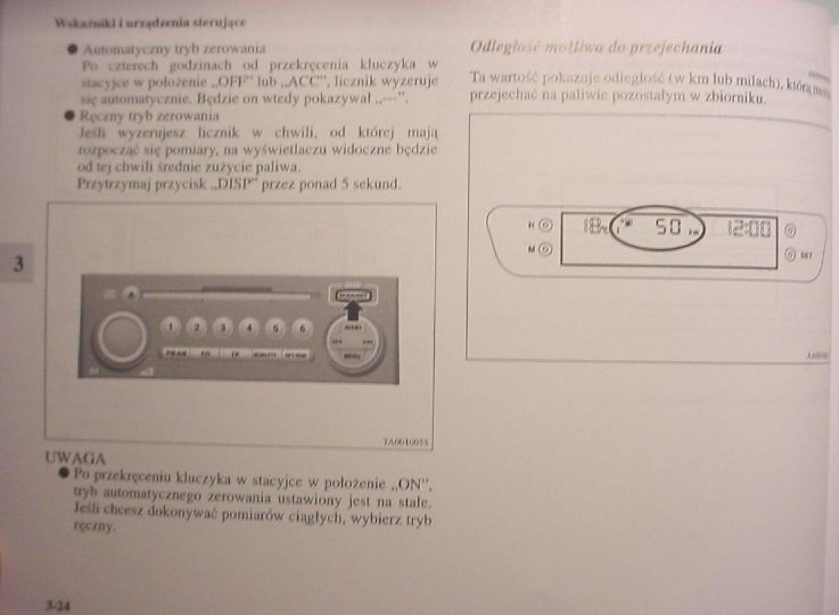 Mitsubishi Colt VI 6 Z30 instrukcja obslugi / page 136