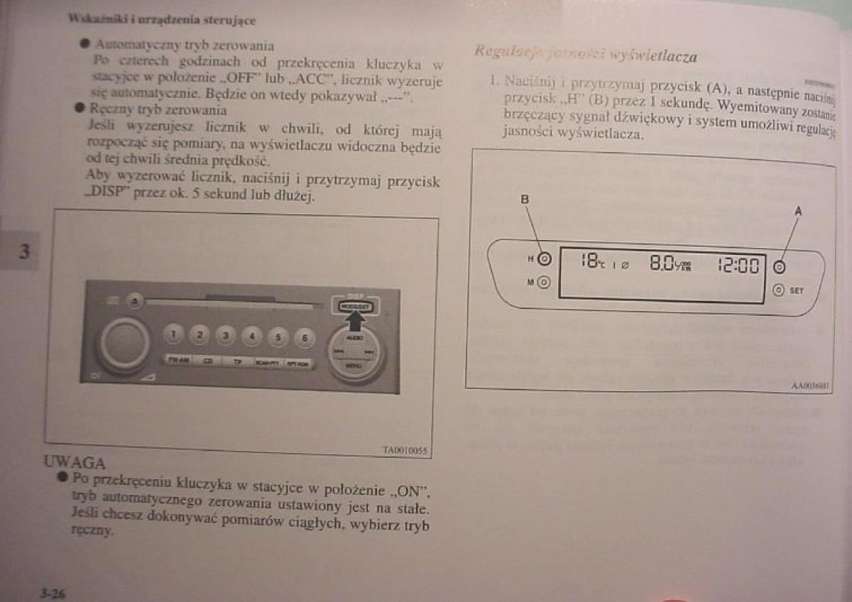 Mitsubishi Colt VI 6 Z30 instrukcja obslugi / page 138