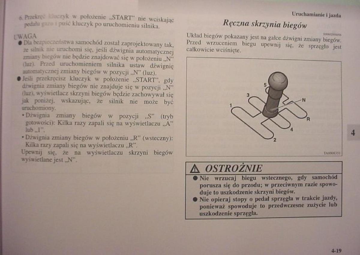 Mitsubishi Colt VI 6 Z30 instrukcja obslugi / page 175