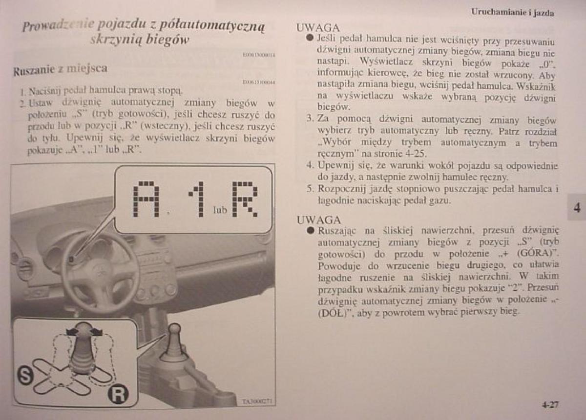 Mitsubishi Colt VI 6 Z30 instrukcja obslugi / page 183