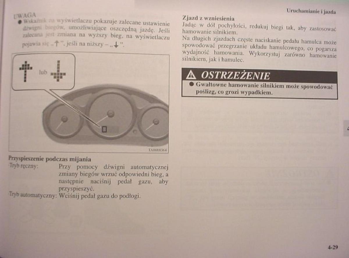 Mitsubishi Colt VI 6 Z30 instrukcja obslugi / page 185