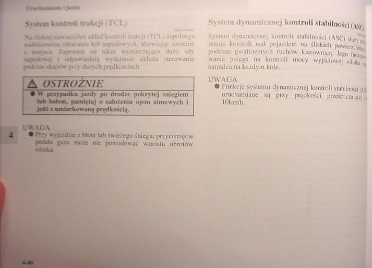 Mitsubishi Colt VI 6 Z30 instrukcja obslugi / page 196