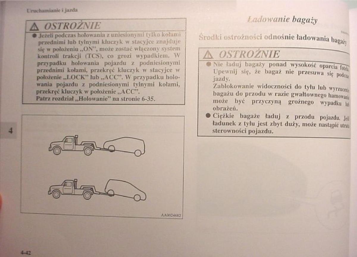 Mitsubishi Colt VI 6 Z30 instrukcja obslugi / page 198