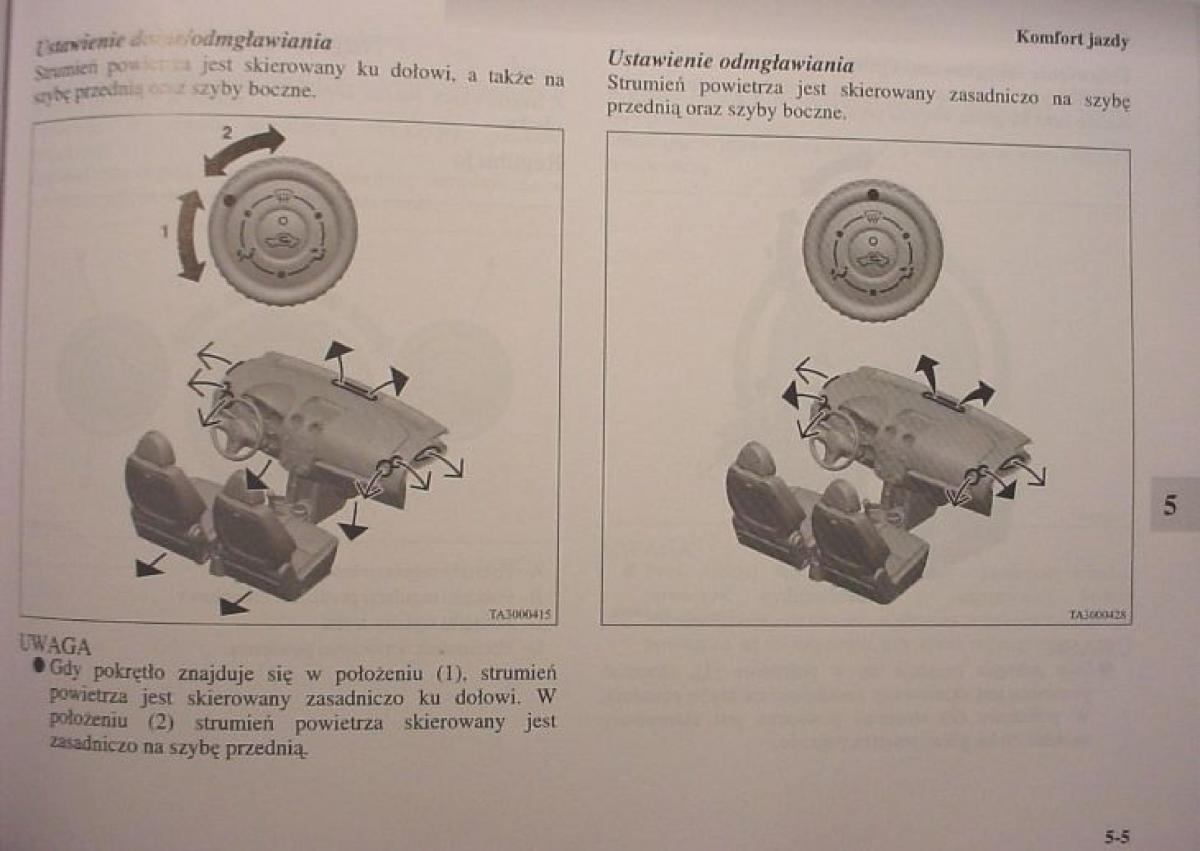 Mitsubishi Colt VI 6 Z30 instrukcja obslugi / page 206