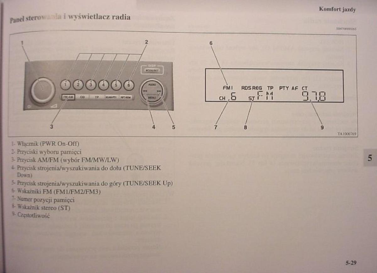 Mitsubishi Colt VI 6 Z30 instrukcja obslugi / page 230