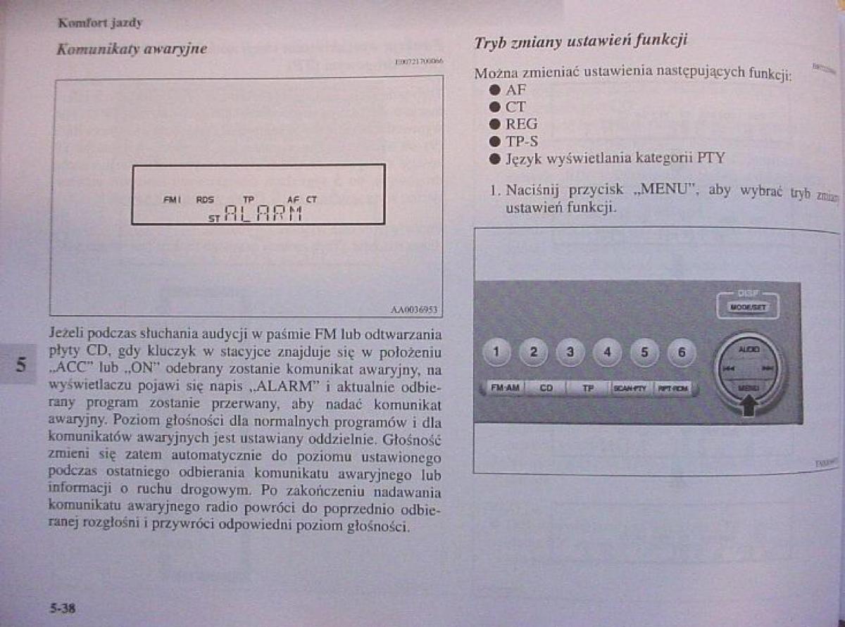 Mitsubishi Colt VI 6 Z30 instrukcja obslugi / page 241